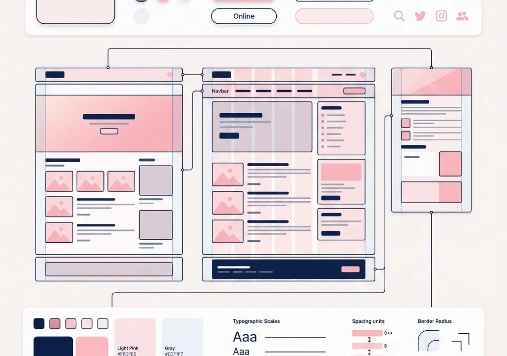 O guia de design systems para blogs modernos: consistência sem peso de CSS