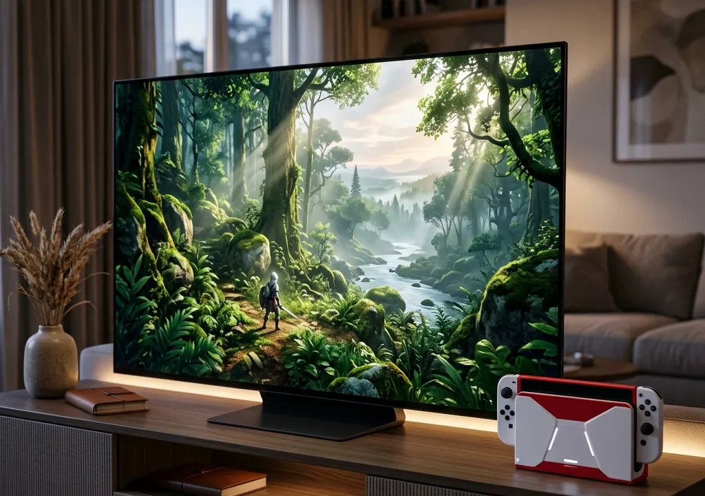 Capa do post sobre 4K e DLSS no Nintendo Switch 2