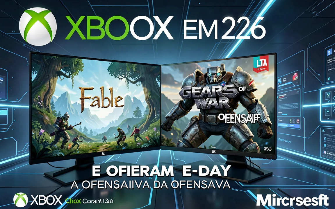 Xbox em 2026: Fable e Gears of War E-Day Lideram a Ofensiva da Microsoft